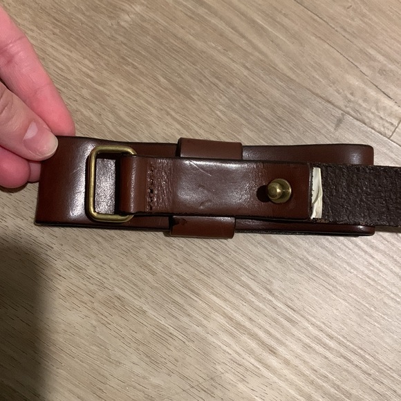 Gap Brown Leather Bow Belt - Picture 5 of 7